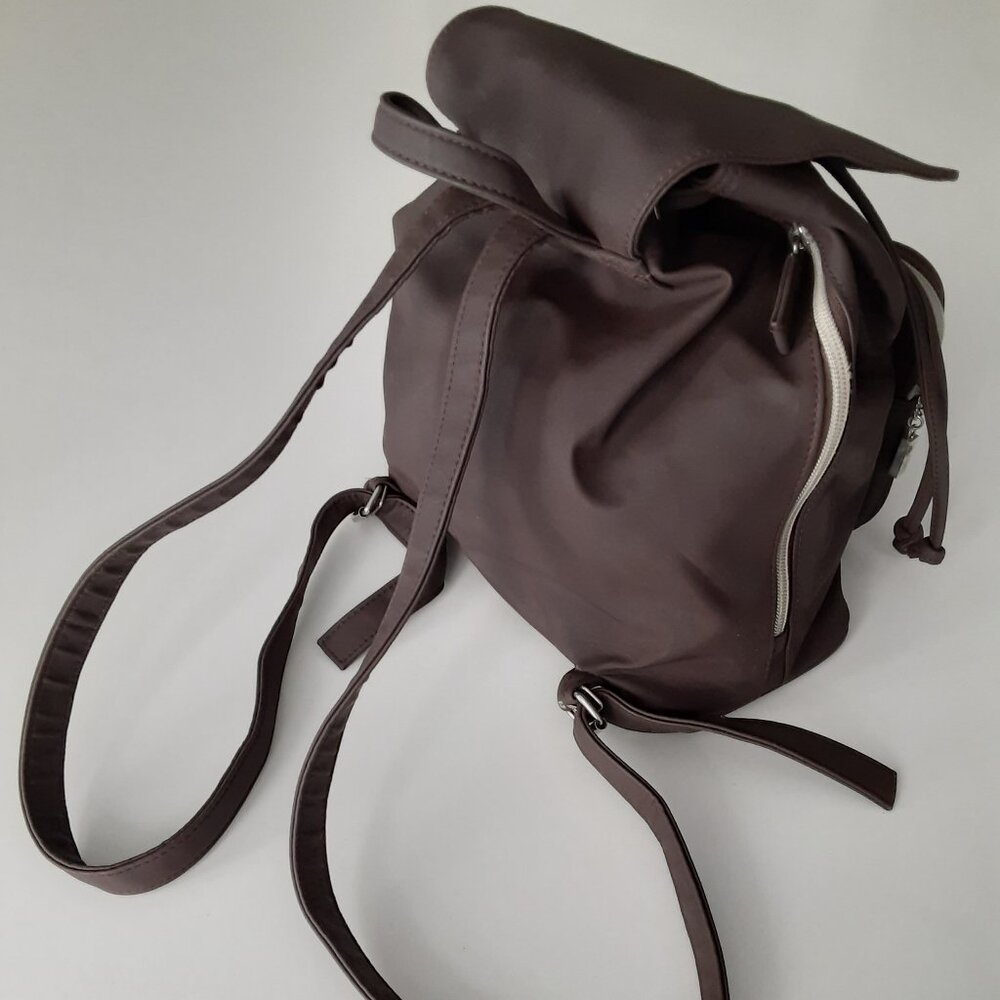 Brown Guess Backpack - Rubberized Surface - image 3